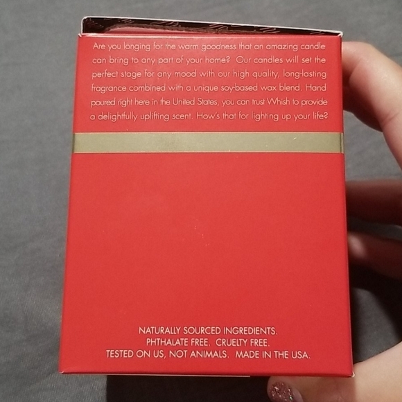 💕WHISH💕 Natural Soy Wax Candle ~ Harvest Apple NWT - Picture 6 of 11
